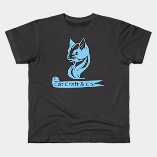 Cat Craft Co - Regal Blue Cat Kids T-Shirt